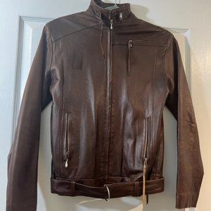 Soft leather jacket
